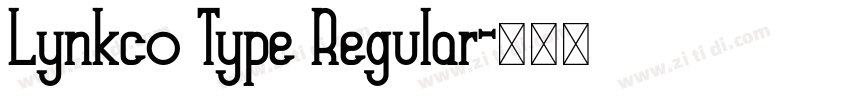 Lynkco Type Regular字体转换